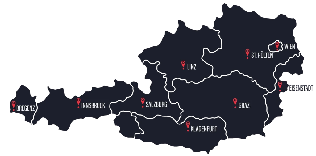 IFH Entrümpler Einsatzgebiete in Österreich